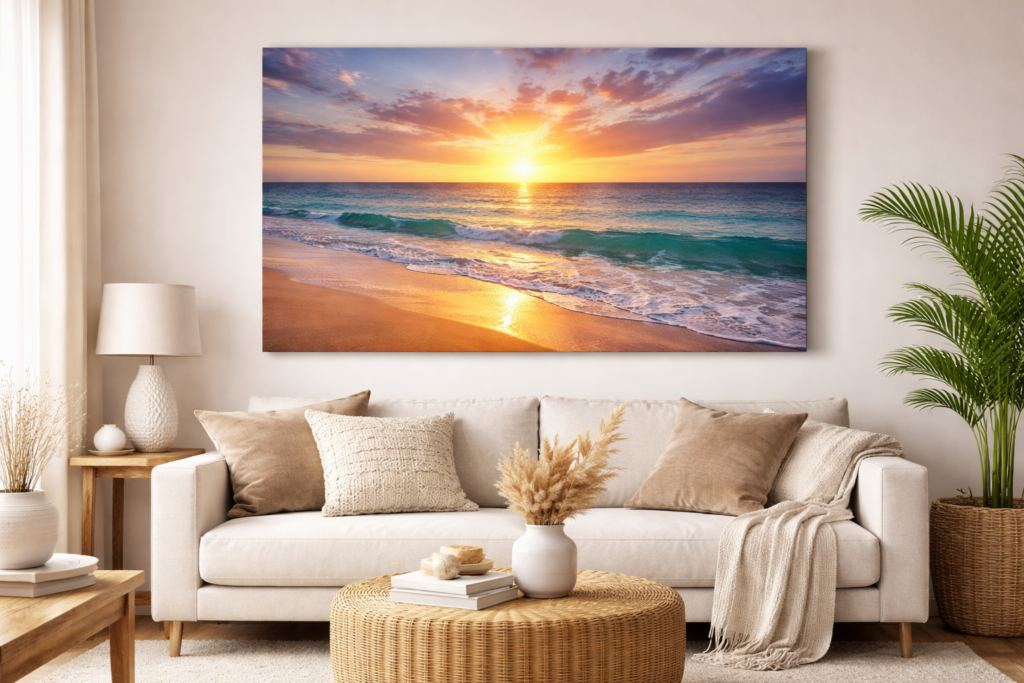 coastal living with sunset serenity